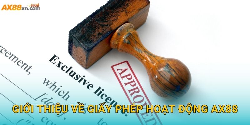 Giới thiệu về Giấy phép hoạt động AX88